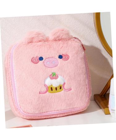 Healeved 4-Piece Plush Storage Bag Set - Rabbit Tampon Holder & Women's Cosmetic Bags for Period Essentials - Buy Online on GoSupps.com