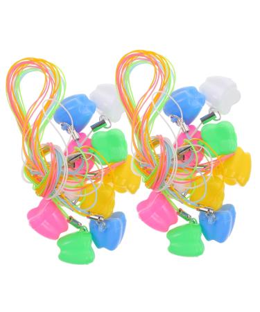 Toyvian 100 pcs Tooth Storage Box - Lost Tooth Organizer & Fairy Tooth Holder Necklace for Kids - Durable Plastic Teeth Keeper - Buy Online on GoSupps.com