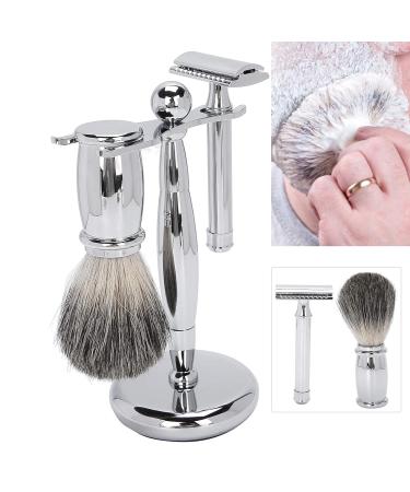 3PC Professional Razor Set - Manual Razor & Alloy Holder | Premium Shaving Essentials for Men - Buy Online on GoSupps.com