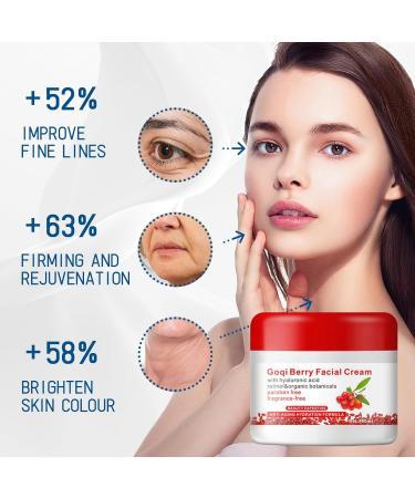100g Go-ji Berry Facial Cream Face Moisturizer Anti-Aging Antioxidant Berry Face Cream Anti Wrinkle Cream Anti Aging Face Moisturiser Face Cream for Face Care Skin Tightening Cream for Face Day Cream - Buy Online on GoSupps.com