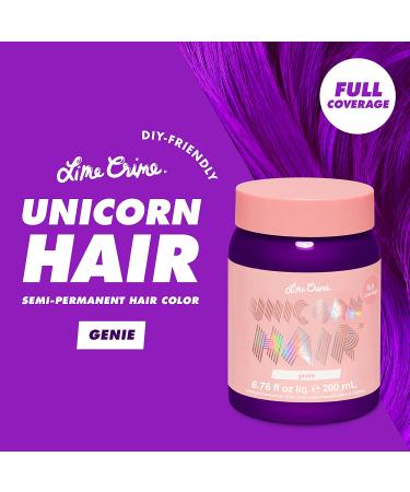Buy Lime Crime Unicorn Hair Dye Genie - Damage-Free, Vegan Semi-Permanent Color with Citrus Scent - Buy Online on GoSupps.com