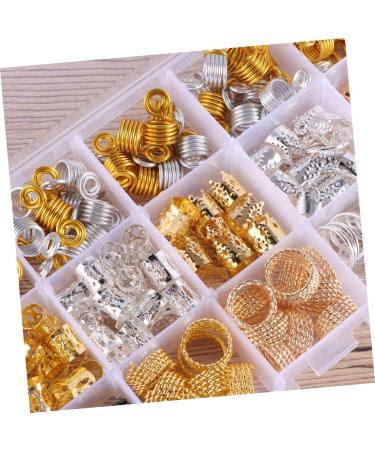 FRCOLOR Dread Jewelry Hair Paracord Hair Hoops Hair Beads for Dreads Dread Beads Hair Beard Beads Ring Dreadlock Jewelry Adjustable Hair Lock Cuffs Tibetan Silver Metal - Buy Online on GoSupps.com