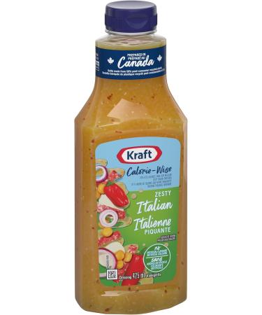 Kraft Zesty Italian Calorie-Wise Salad Dressing 425 ml Bottle - Buy Online on GoSupps.com