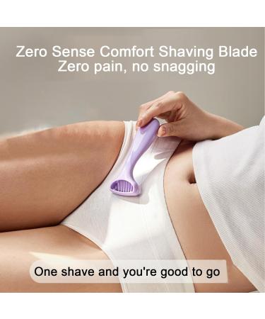 Premium Women's Razor for Gentle Shaving - Intimate Care & Body Hair Cutter in Purple - Buy Online on GoSupps.com