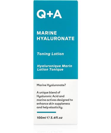 Q+A Marine Hyaluronate Toning Lotion - Hyaluronic Acid Face Toner for Skin Suppleness - Buy Online on GoSupps.com