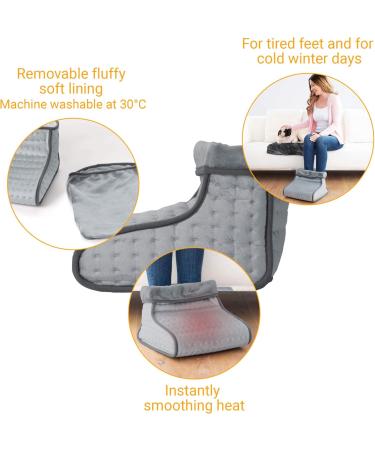 Medisana FW 100 Foot Warmer with Vibration Massage | Electric Heating 2 Temp Levels Auto Shut-Off & Washable Lining - 60260 - Buy Online on GoSupps.com