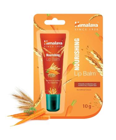Himalaya Lip Balm Nourishing Tube with Wheatgerm Oil & Carrot Seed Oil 10g White