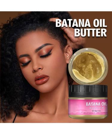 Batana Oil Pure 100% Batana Oil for Hair Growth Veganic Natural Hair Growth Oil Repair Damaged Hair Effective Against Regional Alopecia Promote Hair Regrowth 60g 2.1Oz - Buy Online on GoSupps.com