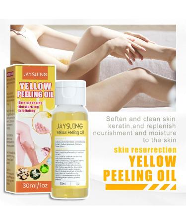 Yellow Peeling Oil Strong Peeling Oil Extra Peeling Oil Suitable for Dark Skin Body Face Dark Spots Brightening Complexion - Buy Online on GoSupps.com