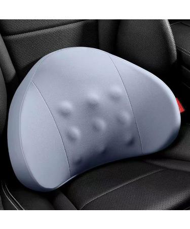 fanelod Car Seat Lumbar Support | Comfortable Driving Back Support - Soft Lumbar Pillow for Lower Back Discomfort Relief Car Back Cushion for Driving Ergonomic Lumbar Support for Car Blue - Buy Online on GoSupps.com