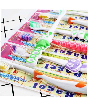 KOMBIUDA Whitening Toothbrush - 12pcs Cartoon Kids Sensitive Small Brush Head for Optimal Oral Care - Buy Online on GoSupps.com