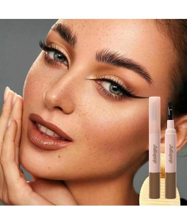 Waterproof Smudge Proof Eyeliner No Smudge Liquid Eyeliner Natural Eyeliner Cream with Angled Blade Brush Head for Drawing Smooth Lines Aviere 02# - Buy Online on GoSupps.com