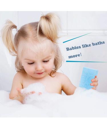 2pcs Spa Exfoliating Shower Sponge Set for Soft Skin - Dead Skin Remover - Buy Online on GoSupps.com