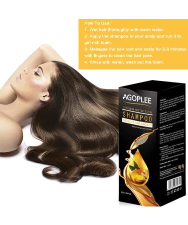Natural Hair Loss Treatment Shampoo - Promotes Hair Growth & Prevents Loss - Old Ginger Formula - 10OZ - Buy Online on GoSupps.com