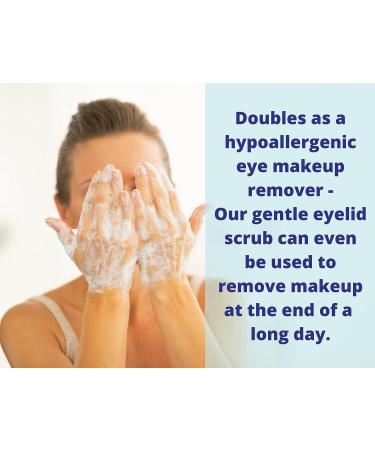 Heyedrate Tea Tree Eyelid Cleanser Foam - Gentle Eye & Facial Scrub with Cucumber, Lavender & Plant Extracts (50 mL) - Buy Online on GoSupps.com