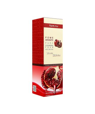 Farm Stay Pomegranate Pure Cleansing Foam 180ml - Best International Shipping & Natural Skincare - Buy Online on GoSupps.com