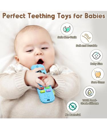 Best Silicone Baby Teething Toys 0-12 Months | Remote Control Teething Aids & Bath Toys for Toddlers | Safe & Fun Gifts - Buy Online on GoSupps.com