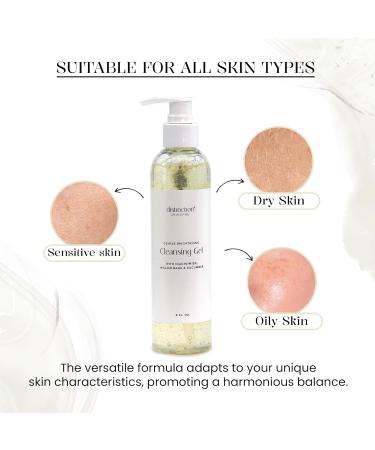 Distinction Firmalift Gentle Face Cleansing Gel Hydrating & Moisturizing Facial Cleanser for All Skin Types | Sulfate Free & Foaming | International Shipping Available - Buy Online on GoSupps.com