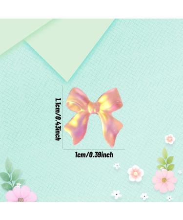 3D Aurora Bow Nail Charms - 72PCS Colorful Resin Bowknots for Nail Art Design - DIY Nail Jewelry Supplies - Buy Online on GoSupps.com