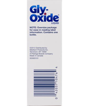 Gly-Oxide Alcohol-Free Antiseptic Mouth Sore Rinse - 2 oz, Packaging May Vary - Buy Online on GoSupps.com
