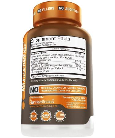 Herbtonics LiverTonic & Thermogenic Burner Bundle - Liver Cleanse & Fatty Liver Repair Formula | Fat Burner & Weight Loss Supplement - 120 Vegan Capsules - Buy Online on GoSupps.com