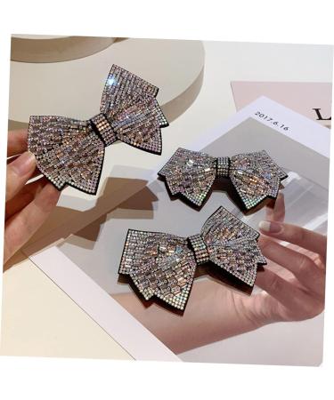 FRCOLOR Rhinestone Butterfly Hair Clip Womens Hair Clips Bowknot Hair Clips Bowknot Hairpins Hair Gems for Women Rhinestone Hair Bows Girl Bows Headgear Women's Rhinestones Temperament - Buy Online on GoSupps.com