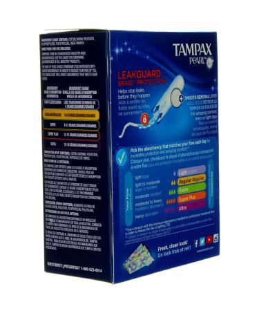Tampax Pearl Regular Unscented 18ct - Tampons for Comfort and Protection - Buy Online on GoSupps.com