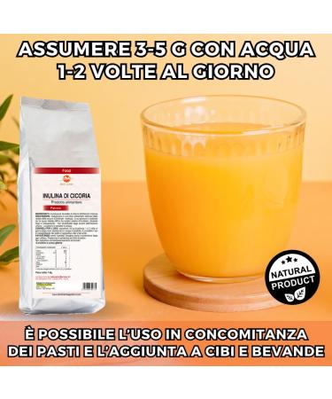 Bio Line - Inuline en poudre de chicor e soluble dans l'eau 1 kg fibre v g tale pour r gularit intestinale produits alimentaires naturels sans gluten et excipients z ro sucre et mati res grasses - Buy Online on GoSupps.com