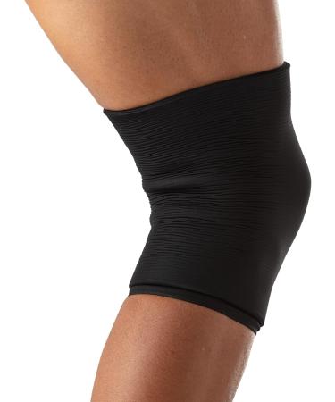 Buy Shock Doctor SD Flex Ice Therapy Knee/Thigh Compression Sleeve - Black | International Shipping Available - Buy Online on GoSupps.com