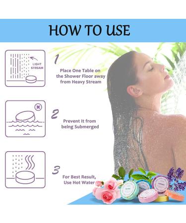 Oziva Nighttime Shower Steamers - Aromatherapy Shower Bombs for Stress Relief - Christmas Self Care Gifts - Stocking Stuffers for Women and Men - Buy Online on GoSupps.com