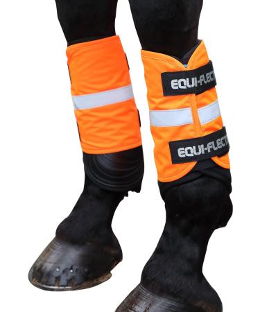 Shires Equi-Flector Wraps - Orange