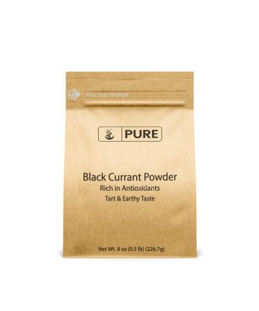 Pure Original Ingredients Black Currant Powder (8 oz) Smoothies & Shakes Naturally Delicious Tart & Earthy Taste Black Currant 8 Ounce