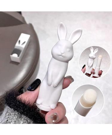 ACSUSS Cute Rabbit Themed Lip Balm Hydrating Dry Lips Soft Smooth Finish For Women Girls Everyday White One Size One Size White - Buy Online on GoSupps.com