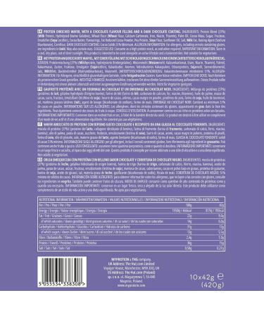 Chocolate Crispy Wafer 10 x 42g - Blend of Whey & Milk Protein Isolates | VIMIX - Buy Online on GoSupps.com