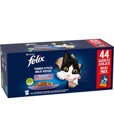 Felix Tenders Tapered Jelly - Mixed Selection 44x85g - Buy Online on GoSupps.com