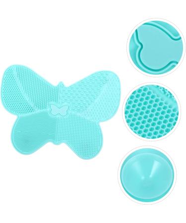 Ipetboom 1pc Silicone Scrub Pad Make up Makeup Brush Cleaning Tool Brush Cleaning Mat Hair Brush Cleaning Tool Makeup Brush Scrubber Beauty Tool Cleaner Cosmetic Silica Gel 23X17cm Green - Buy Online on GoSupps.com