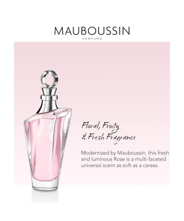 Mauboussin - Rose Pour Elle 100ml (3.3 Fl Oz) - Eau de Parfum for Women - Floral Fruity & Fresh Scents 3.4 Ounce (Pack of 1) - Buy Online on GoSupps.com