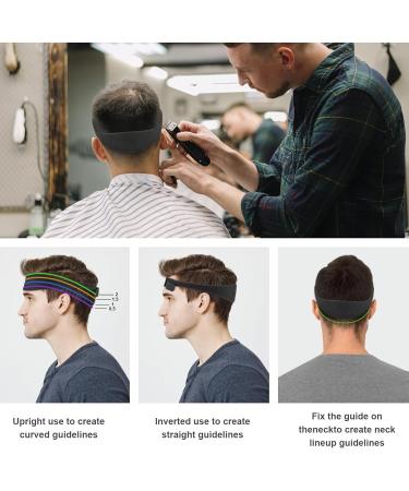 Extracture Shamlone Hair Cutting Edge Instructions - DIY Silicone Bent Haircut Band for Clean Straight Cuts & Fading Guidelines for Black Hair - Buy Online on GoSupps.com