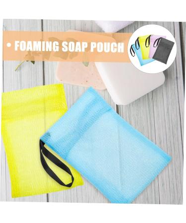 Baluue 4 Pcs Soap Net Bag Soap Saver Pouch Mesh Soap Bag Bar Soap Pouch for Bathing Soap Bar Bag Nylon - Buy Online on GoSupps.com