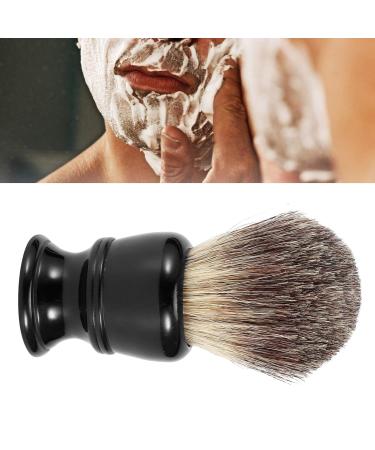 Premium Luxurious Shaving Brush - High Density Hair Black Resin Handle for a Perfect Shave - Ideal for Thick Lather - International Shipping Available - Buy Online on GoSupps.com