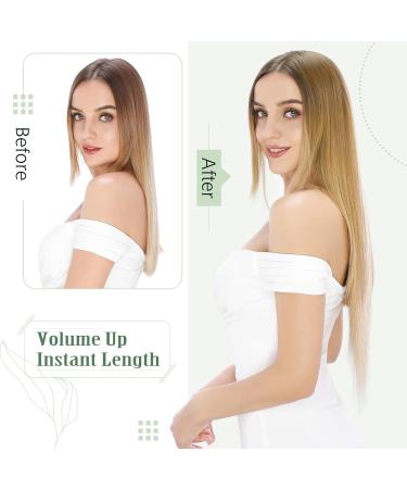 Elailite Secret Wire Hair Extension Invisible Headband With Clips One Piece Real Human Hair Straight (#06 Light Brown 18 Inch (95 g)) 18 Inch (95 g) #06 Light Brown - Buy Online on GoSupps.com
