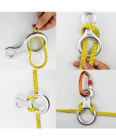 35 KN Reverse Gear - Lightweight 7075 Aluminum Automatic Lowering for Outdoor Recreation & Climbing - Double Rope Descent - Buy Online on GoSupps.com