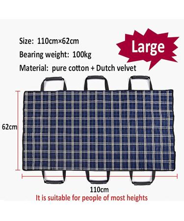 Positioning Bed Pad with Handles Slide Sheet Elderly Medical Lift Equipment Bariatric Handicap Lift Commode Sling Medical Transfer Belt with Four Point Support Full Body Sling blue - Buy Online on GoSupps.com