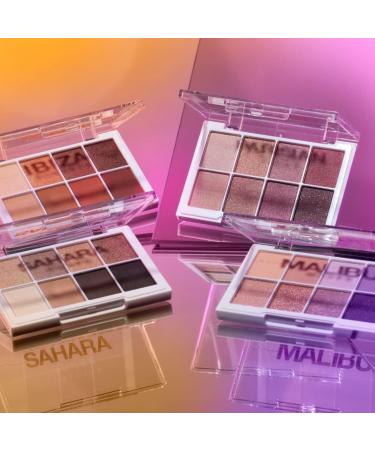 Collection Cosmetics Sahara Dunes 8-Shade Eye Shadow Palette - Intensely Pigmented Matte and Metallic Colors - Buy Online on GoSupps.com