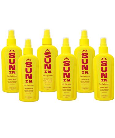 Sun-In with Lemon Spray-In Hair Lightener 4.7 Ounce (Pack of 6)