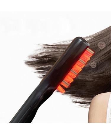 Ruiqas Micro- Current Vibration Scalp Massager Comb with Red Blue Light 1-9 Massage Levels - Buy Online on GoSupps.com