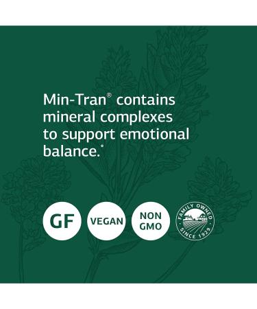 Standard Process Min-Tran - Nervous System Support & Stress Relief - 800 Tablets - Vegetarian & Gluten Free - Buy Online on GoSupps.com