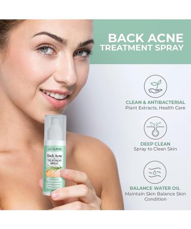 Tea Tree Oil Spray with 2% Salicylic Acid - Herbal Body Acne Treatment for Teens - Buy Online on GoSupps.com