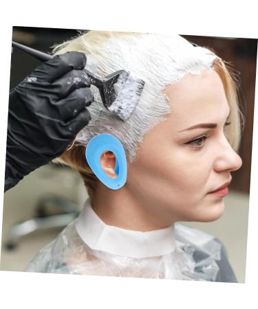 FRCOLOR 2 Pairs Silicone Hair Dye Shower Ear Cap Water Silicone Ear Protector Hairdressing Ear Cover Ear Shower Protector Ear Covers Salon Ear Cover Earmuffs Spa Men and Women - Buy Online on GoSupps.com