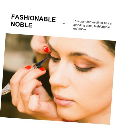 Beavorty 2pcs Self Adhesive Mascara Eyelash Tools Eyeliner Black Tool for Makeup Non-magnetic Cosmetic 1 count (Pack of 1) Goldenx2pcs - Buy Online on GoSupps.com